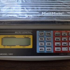 Micro General Postal Scale - Black and Gray